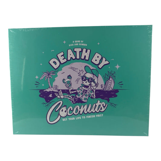 Death By Coconuts Board Game Risk Reward Bet Life FACTORY SEALED Bubblegum Stuff