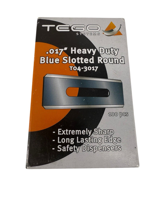 Tego .017 Blades Heavy Durable Slotted Round T04-3017