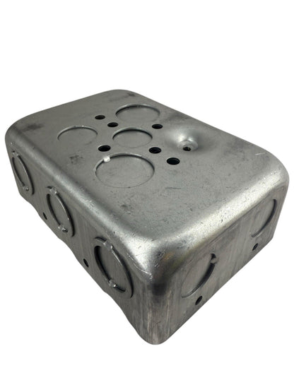 Gavin Industries 2 1/8 - 3 Gang Multi Device Switch Box galvanized Steel MGSB-3
