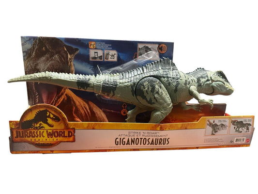 Large Jurassic World - Strike 'N Roar Giant Dino - Green/Grey FREE SHIPPING
