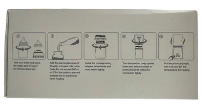 Baby Bond Portable Bottle Warmer Quick Heating WN0600 5 Temperature New open box