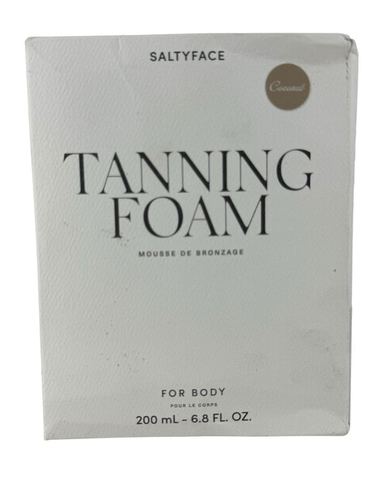 Saltyface Tanning Foam For Body Light To Medium Self Tanner Full Size New in Box
