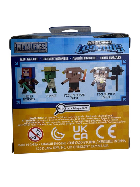 Jada Toys METALFIGS 2.5" Minecraft Legends ZOMBIE Die-Cast Figure