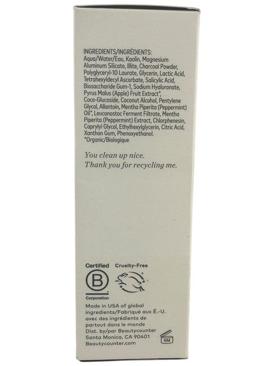 BEAUTYCOUNTER Counter+ Charcoal Facial Mask 60ml - Detoxifying Face Masque “NEW”