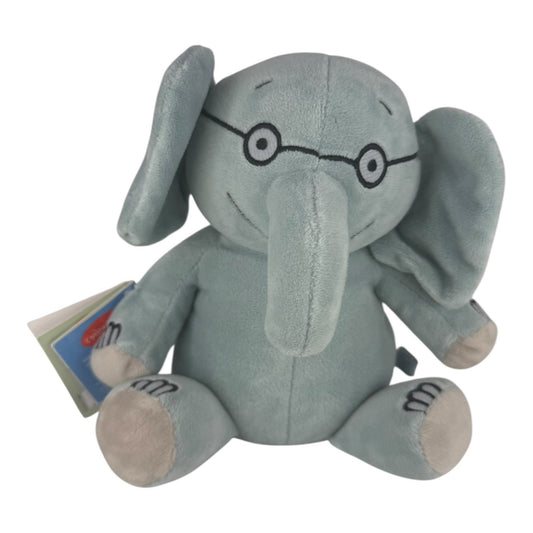 Yottoy Mo Willems Gerald The Elephant Plush Blue Gray 10"