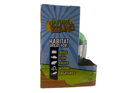 2-in-1 Habitat with Microscope for Insects and Other Critters, Includes Lid a...