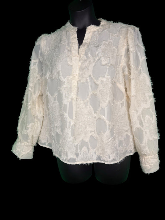 Ladies Beige XL Blouse