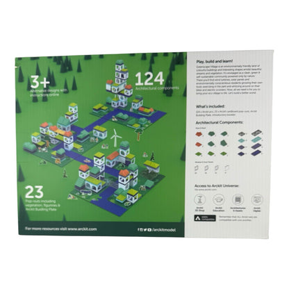ARCKIT Greenscape Village Building Blocks Kit - High Quality Learn Toys Ages 5+