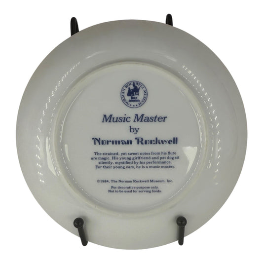 Vintage / Antique Decor - “Music Master”  by Norman Rockwell Decorative Plate