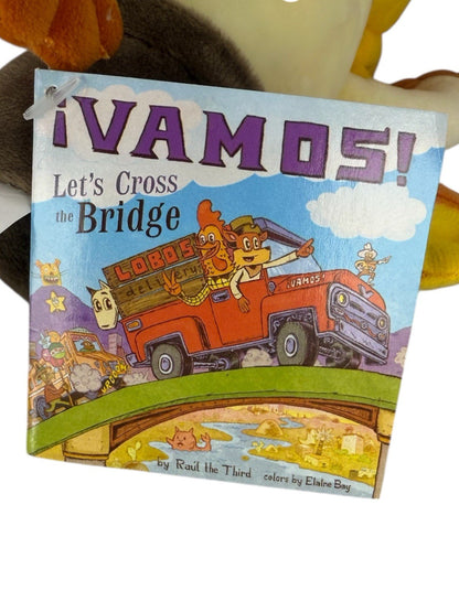 ¡Vamos! Let's Cross the Bridge Little Lobo Plush Stuffed Animal Toy 12” NEW