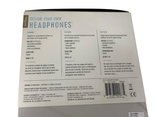 Design Your Own Headphones Seedling - Cool Kids Gift