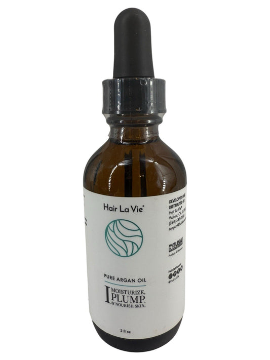 Hair La Vie Pure Argan Oil - MOISTURIZE PLUMP & NOURISH SKIN, Hair, 2 fl oz