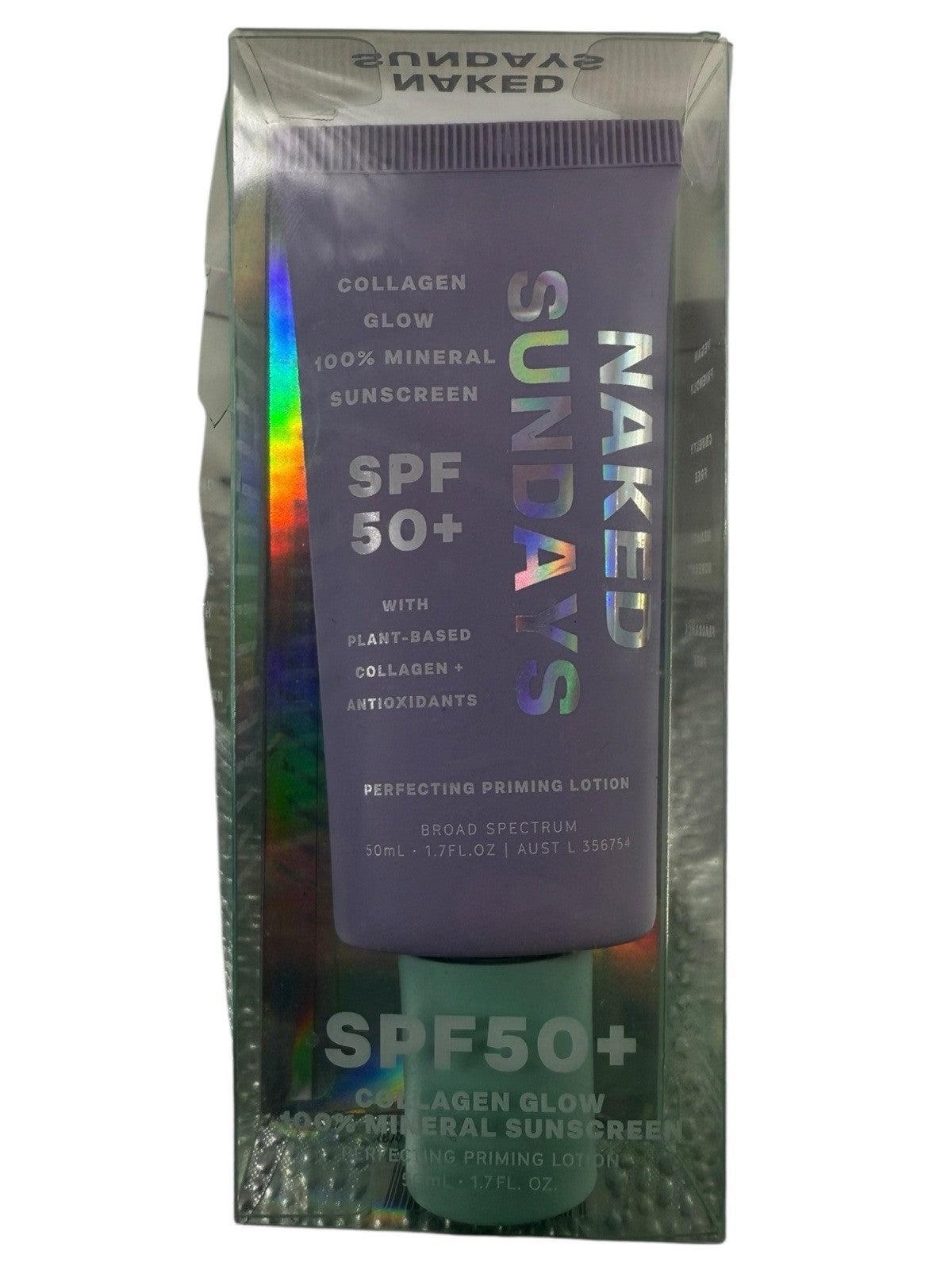 Naked Sundays 100% Mineral Collagen Glow Perfecting Priming Lotion SPF50+