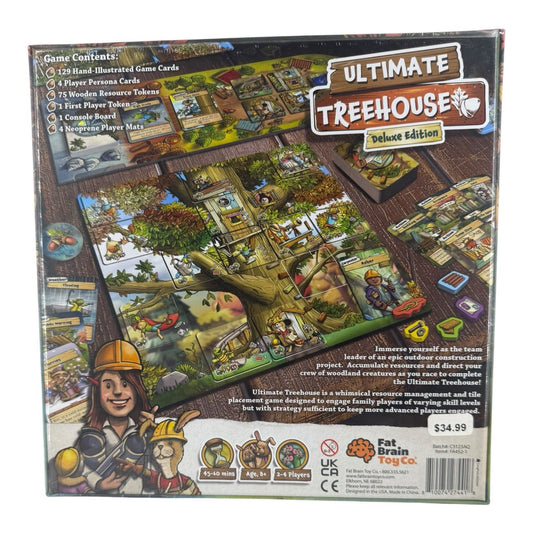 Ultimate Treehouse Deluxe Edition Board Game-Fat Brain Toy-