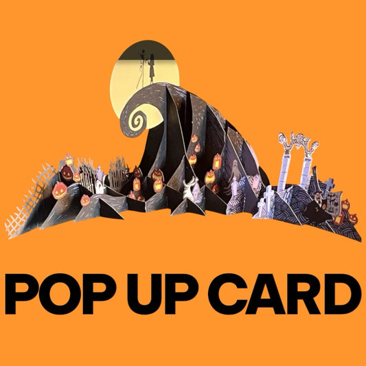 Disney Nightmare Before Christmas Lovepop Card - 3D Pop-up Greeting Card New