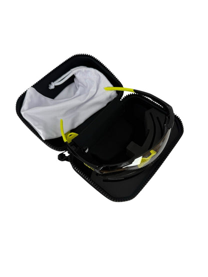 100% Speedcraft Soft Tact Black & Yellow Clear Cycling Sunglasses Lens