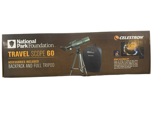 National Park Foundation Celestron Telescope Travel Scope 60 #22005