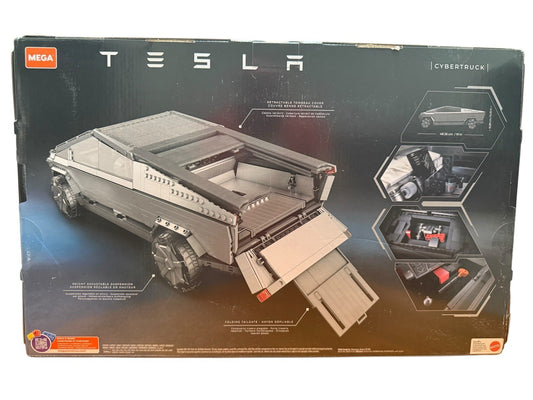 MEGA Construx Tesla Cybertruck - Black/Gray (GWW84)