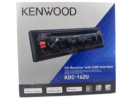 Kenwood KDC-162U Car Stereo Receiver- free shipping