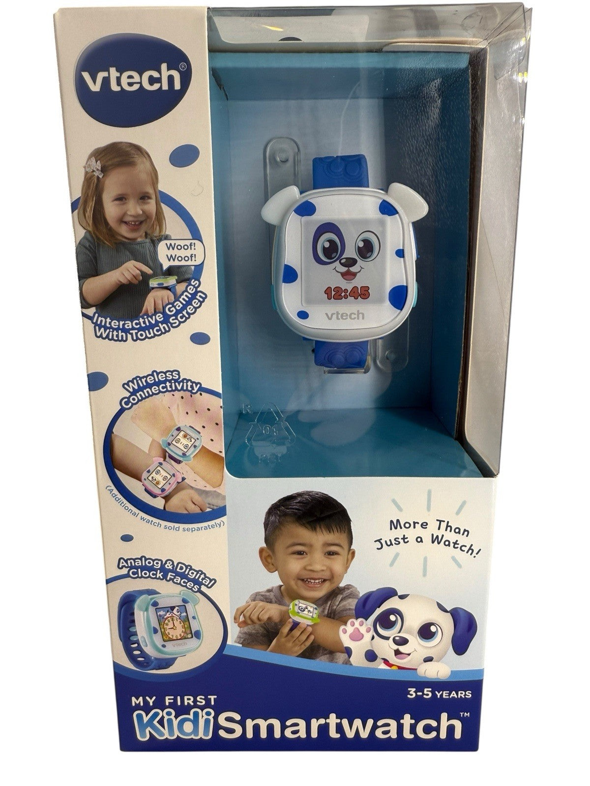 NEW VTech My First Kidi Smartwatch Kids Smart Watch Fun Games Apps Ages 3-5 Blue