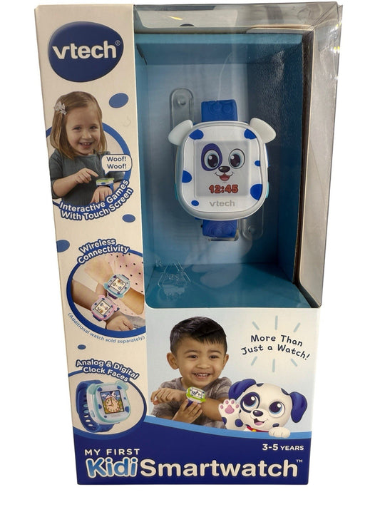 NEW VTech My First Kidi Smartwatch Kids Smart Watch Fun Games Apps Ages 3-5 Blue