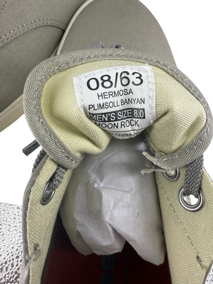 Seavees Moon Rock Twill Men’s Shoes Size 8 Gray Canvas Casual