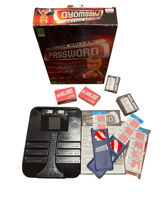Endless Games Boardgame Million Dollar Password Box VG/EX