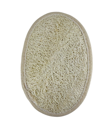 OXBRITE Hand Loofah Body Scrubber, Natural Elastic Hand Holder Oval 6x4”