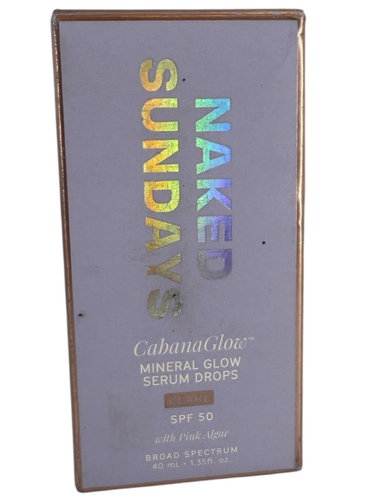 Naked Sunday Cabana Glow -  Pearl SPF 50 Mineral Glow Serum Drops