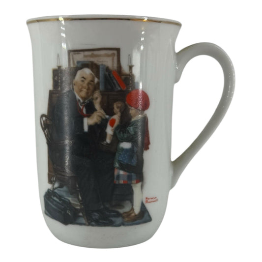 Norman Rockwell "Doctor and the Doll" Coffee Mug (1929, Saturday Evening Post)
