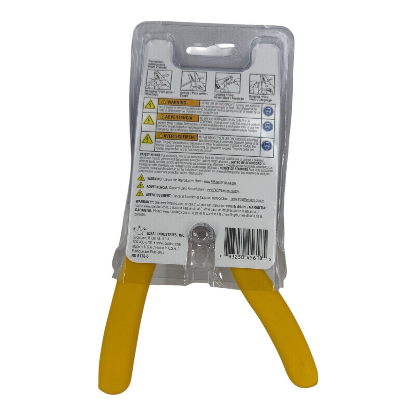 IDEAL 45-618 Reflex™ Super T®-Stripper Wire Strippers 8-14 AWG