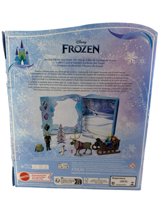 Disney Frozen Classic Storybook Set 6 Character Figure Torn Packaging