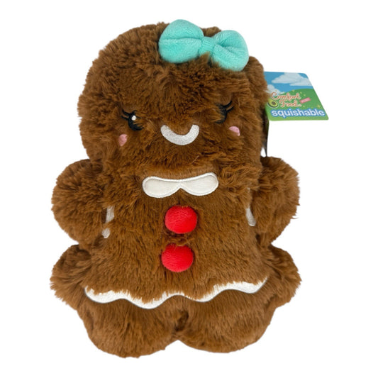 Squishable Mini Comfort Food Gingerbread Woman Plush Toy Stuffed Toy Pillow NWT