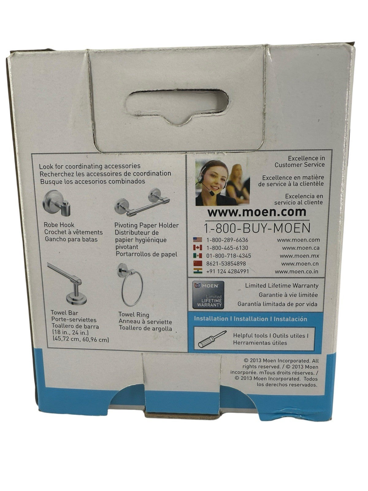 MOEN ISO Single Robe Hook in Chrome DN0703CH