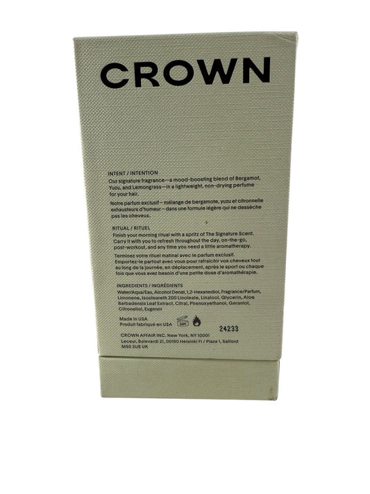 Crown Affair The Signature Scent Hair Fragrance 100mL 3.4 fl Oz NEW
