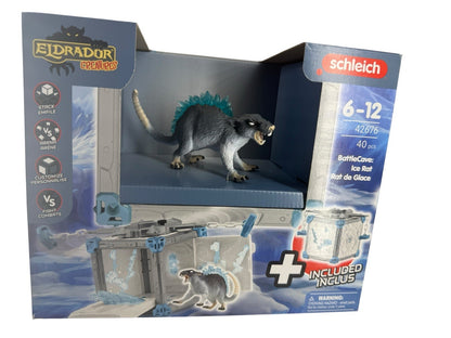 Schleich ELDRADOR Creatures BattleCave Ice Rat Mythical Action Playset- Fanta...