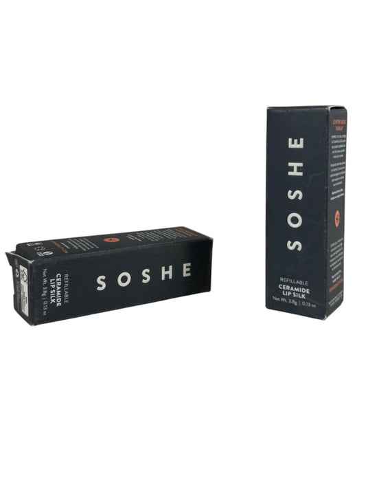 2 Pack - SOSHE Ceramide Lip Silk REWIND True Brown