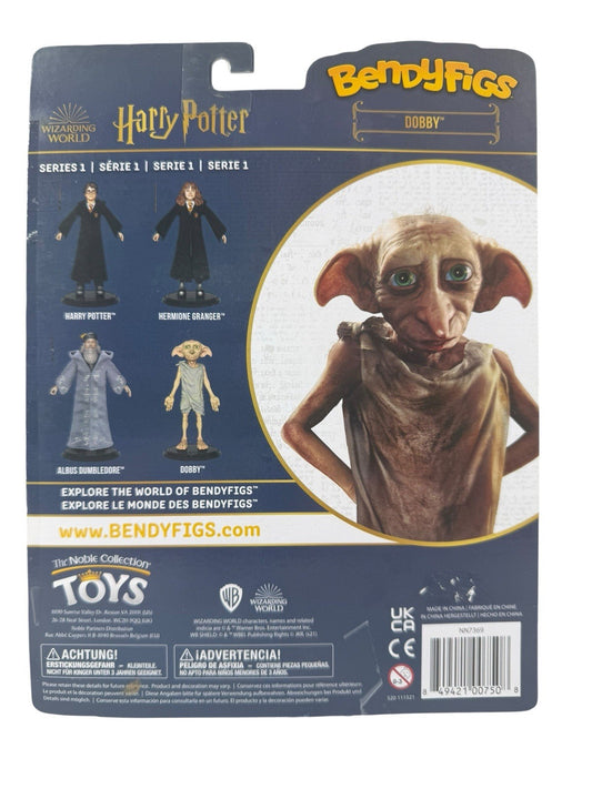 Harry Potter Movie Official Bendyfig Dobby Magical Elf 7" Figure