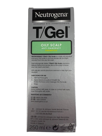 Neutrogena T-Gel Oily Scalp Anti-Dandruff Shampoo With Melon & Jasmin Fragrance