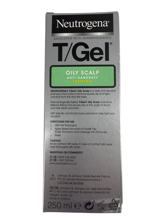 Neutrogena T-Gel Oily Scalp Anti-Dandruff Shampoo With Melon & Jasmin Fragrance