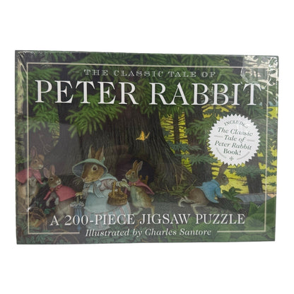 Classic Tale of Peter Rabbit 200-Piece Jigsaw Puzzle and Book : A 200-Piece...