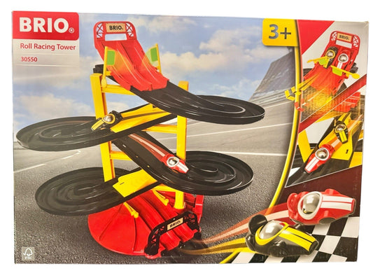 Brio - 30550 Roll Racing Tower| Racing Car Toys Marble Run Tower Science