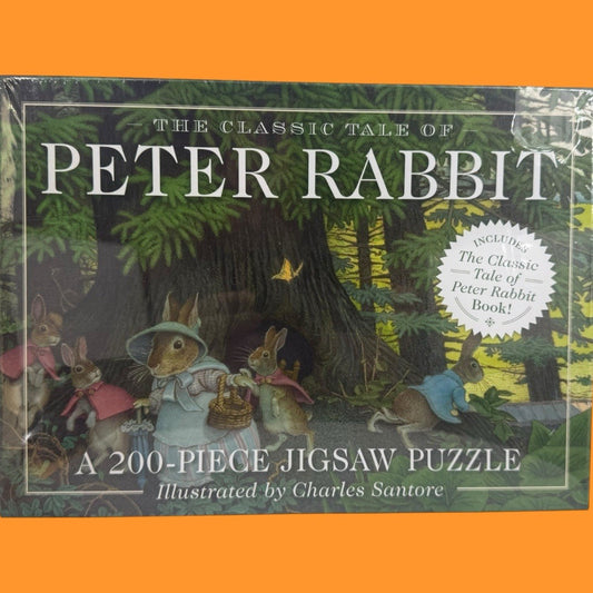 Classic Tale of Peter Rabbit 200-Piece Jigsaw Puzzle and Book : A 200-Piece...
