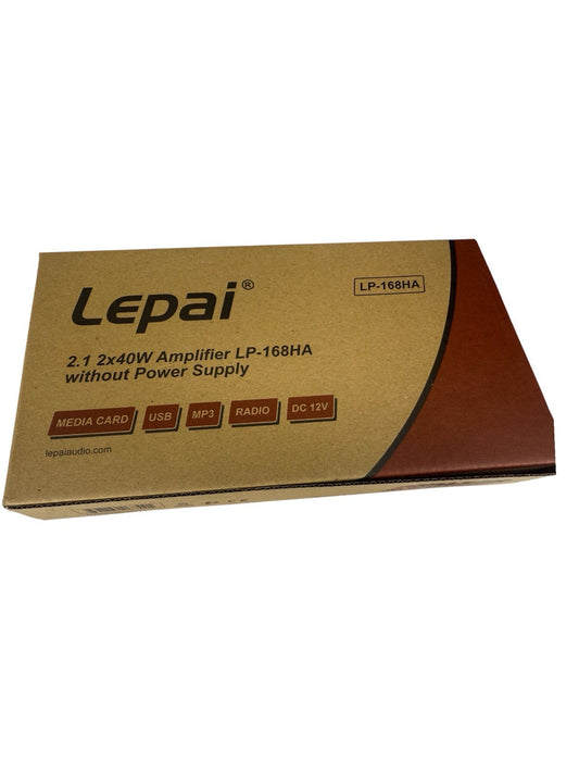 Lepai 2.1 2x40W Amplifier LP-168HA without Power Supply - NEW