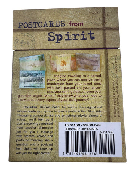 Postcards from Spirit : A 52-Card Oracle Deck by Colette Baron-Reid