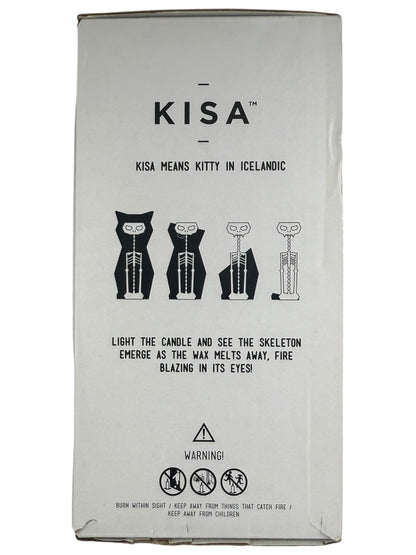 PyroPet Kisa Cat Candle (Black) - The Original Cat Candle with Metallic Skele...