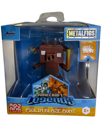 Jada Toys METALFIGS 2.5" Minecraft Legends Piglin Blaze Runt Die-Cast Figure