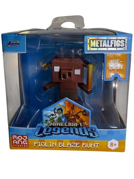 Jada Toys METALFIGS 2.5" Minecraft Legends Piglin Blaze Runt Die-Cast Figure