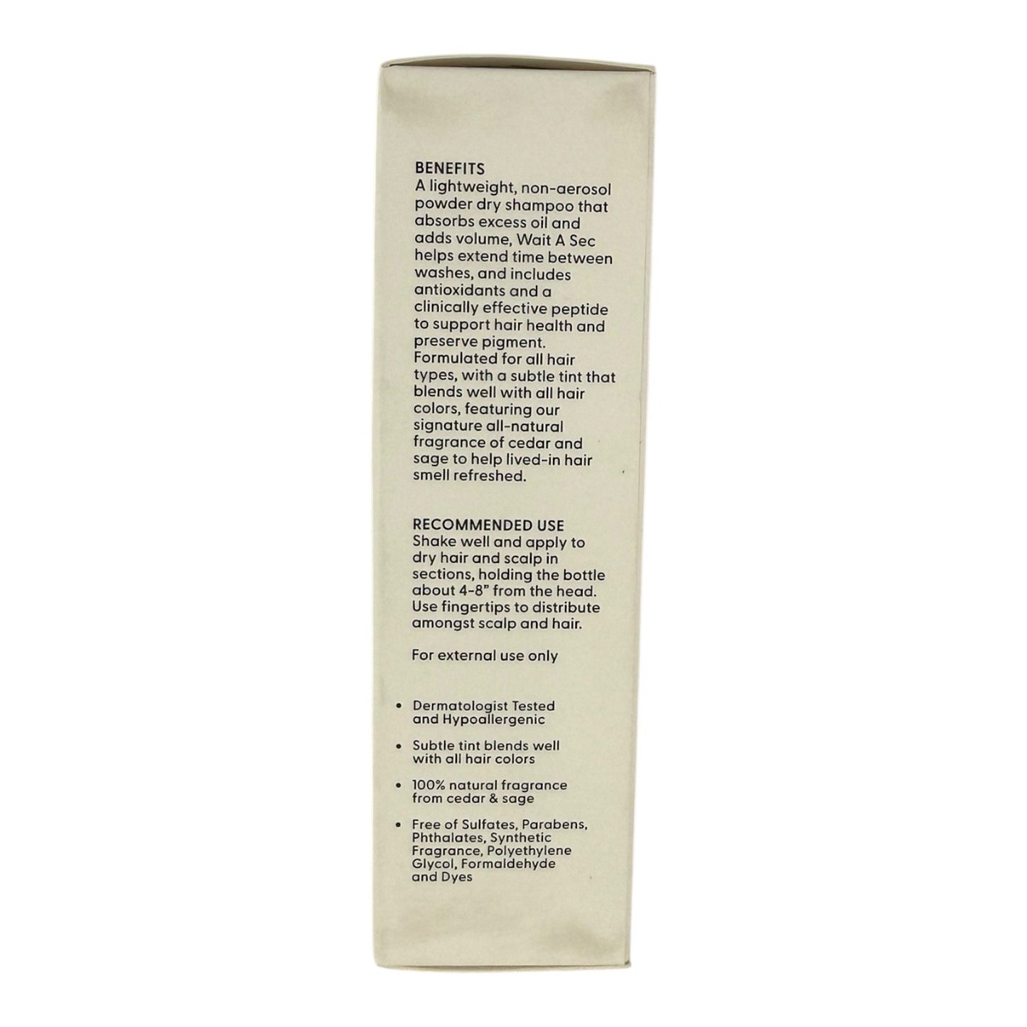 Arey Wait A Sec A Powder Dry Shampoo for Scalp & Hair 0.53 oz / 15g