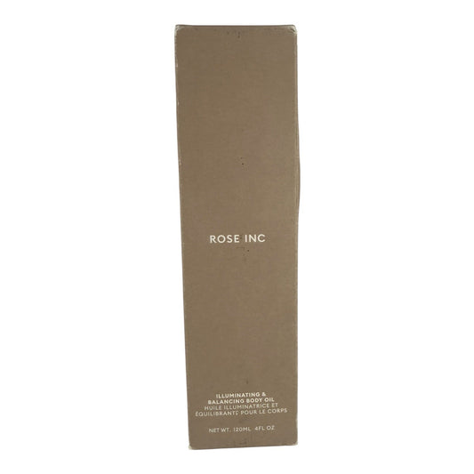 NEW- Luxury Brand ROSE INC ILLUMINATING & BALANCING BODY OIL 4fl.oz/120ml